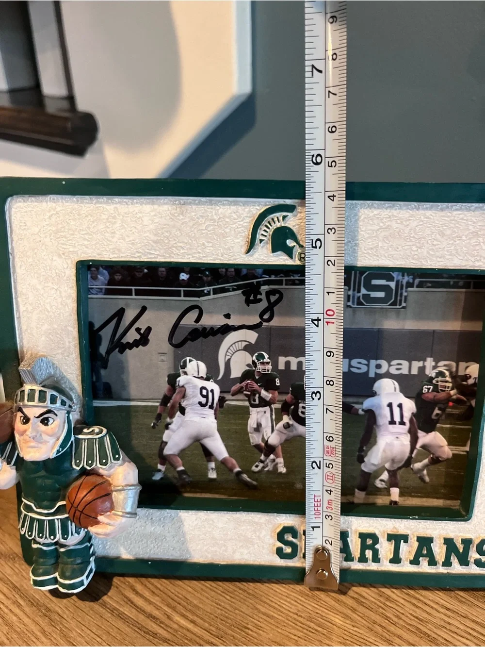 Michigan State Spartans Kirk Cousins #8 Signed Photo MSU Football Frame